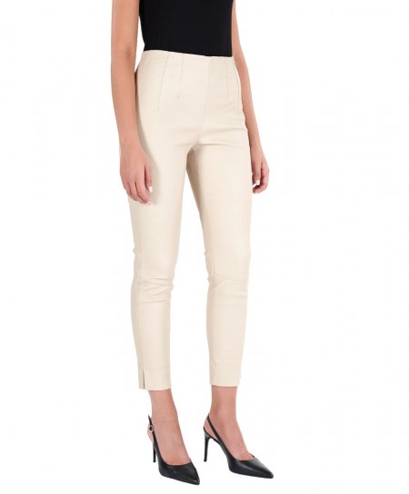 Creme farben leggings aus...